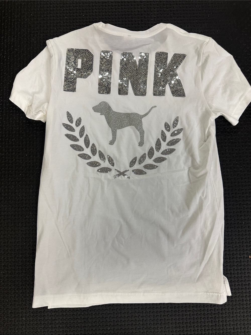 Victoria’s Secret pink sparkle, dog shirt